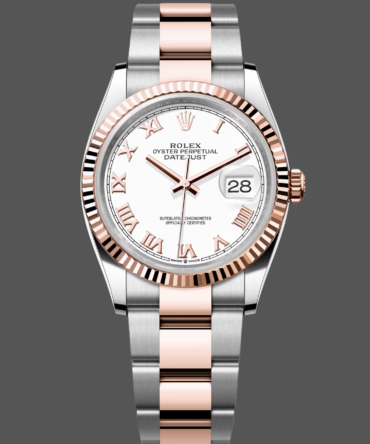 Rolex Datejust 36 Oystersteel and Everose Gold m126231 0016