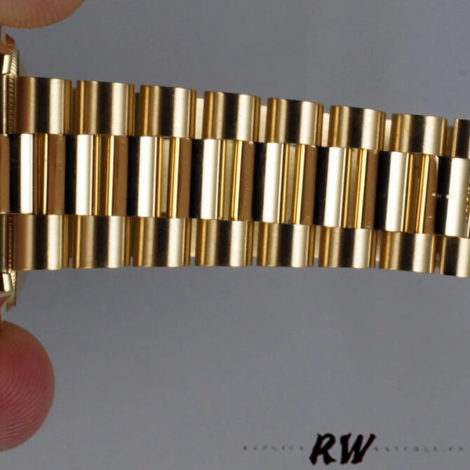 Replica Rolex Day-Date 118206 White Roman Numeral 36mm Unisex Watch