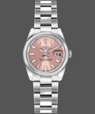 5461160 Pink Index Dial Domed Bezel 26MM Lady Replica Watch