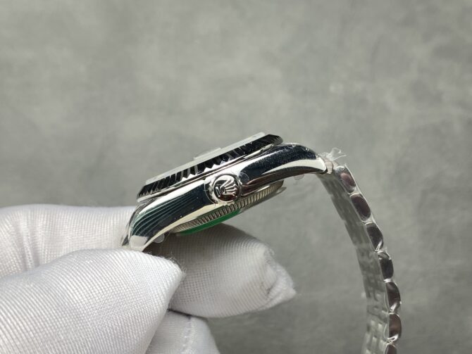 Rolex Datejust 28 Automatic Silver Dial White Gold and Steel M279174 0005 Women's Watch