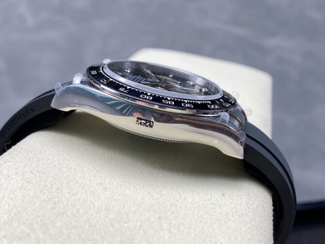 Rolex Cosmograph Daytona White Gold 126519LN 0004 Bright Black Steel Diamond