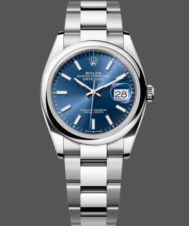 14721200 Blue Dial Stainless Steel 36MM Unisex Replica Watch