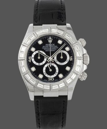 Rolex Cosmograph Daytona 116589 Black Diamond Dial 40MM Mens Replica Watch