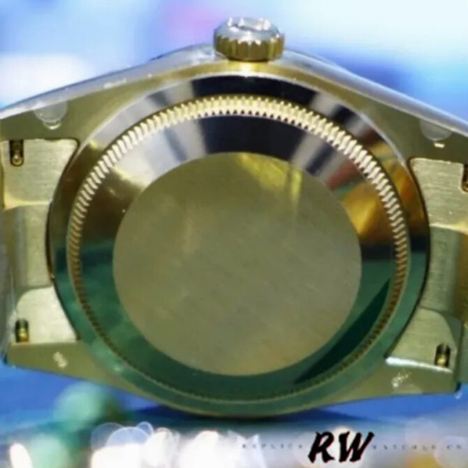 Replica Rolex Day-Date 118388 Yellow Gold Green Index Dial 36MM Unisex Watch