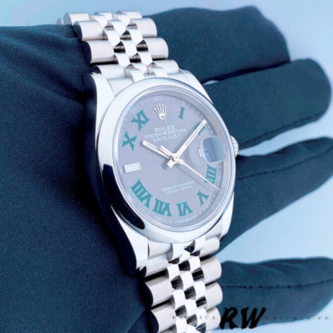 18544300 0017 Grey Wimbledon dial Stainless Steel 36MM Unisex Replica Watch