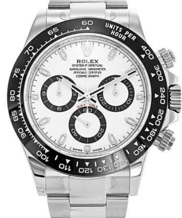 Superclone Rolex Daytona 40mm White Dial 116500LN