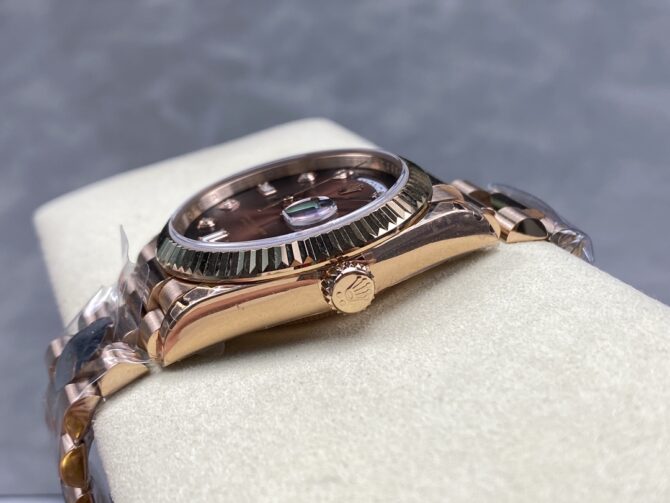 Replica Rolex Day-Date 128239 Blue Ombre Diamond Dial 36MM Unisex Watch