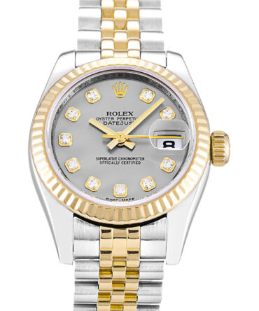 Replica Rolex Lady-Datejust 26mm White Dial 179173