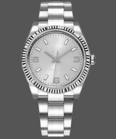 Replica watch 4200-01 Silver Arabic Dial 34mm Unisex