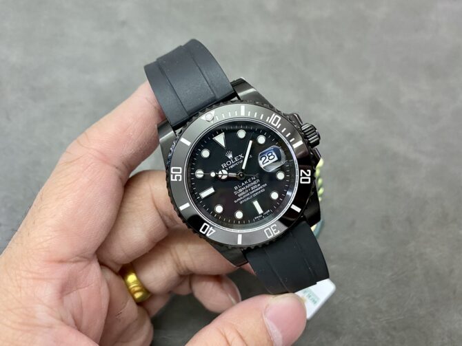 Rolex Blaken Submariner 116610 Black Dial DLC 40mm Men's Watch