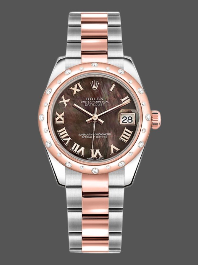 554112451 Black Mother of Pearl Dial 31MM Lady Replica Watch