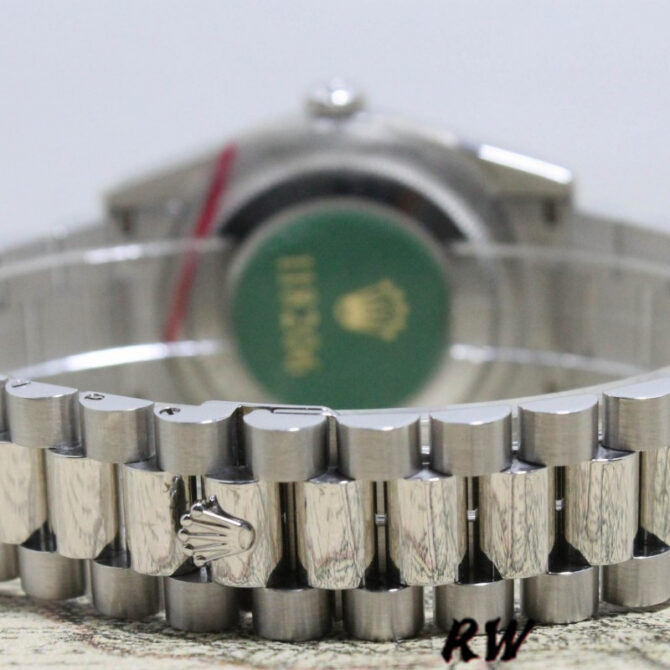 Replica Rolex Day Date 118206 Black Diamond Dial 36mm Unisex Watch