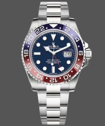 Rolex GMT-Master II 126719BLRO White Gold Blue Dial 40mm Mens Replica Watch