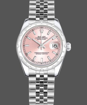 9654414 Pink Dial Jubilee Bracelet 31MM Lady Replica Watch