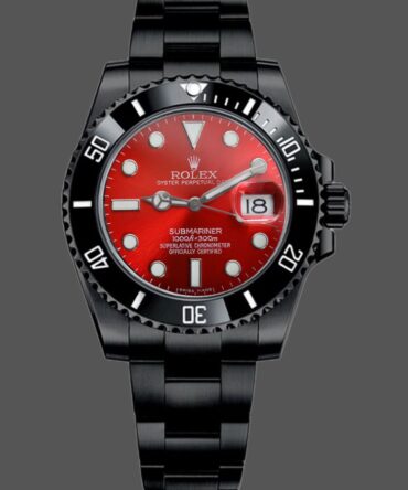 Rolex Submariner Date 116610LN Red Dial Black PVD/DLC Stainless Steel 40MM Mens Replica Watch