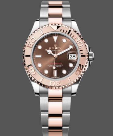 Rolex Yacht-Master 268621 Everose Bezel Chocolate Dial 37mm Unisex Replica Watch
