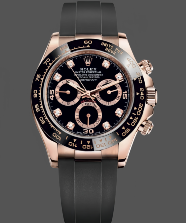Rolex Cosmograph Daytona Rose Gold Case Black Dial 116515ln 0057