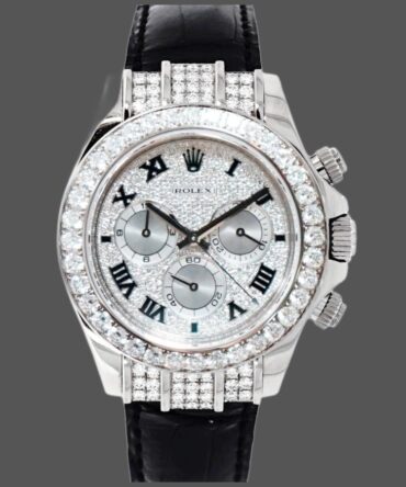 Rolex Cosmograph Daytona 116599 pave diamond dial 40mm Mens Replica Watch