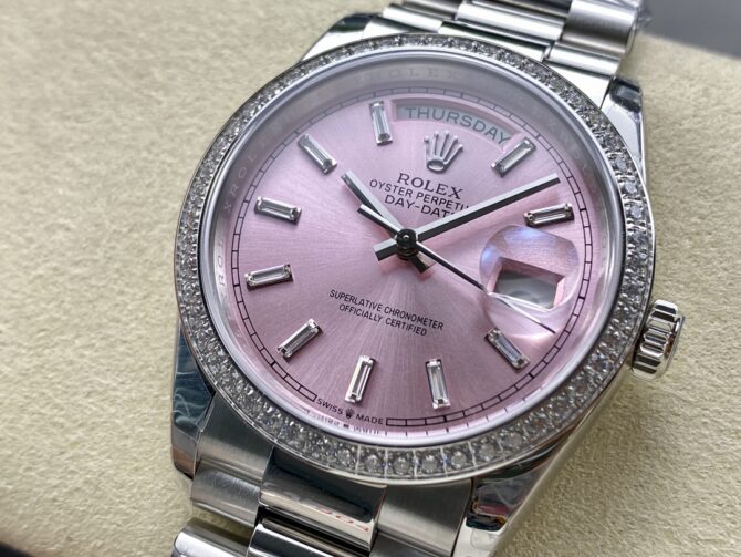 Replica Rolex Day Date President 36mm White Gold President Bracelet 128349rbr 0053