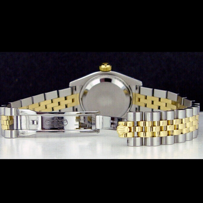 Rolex Datejust 179173 Silver Jubilee Diamond Dial Fluted Bezel 26MM Lady Replica Watch