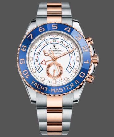 Rolex Yacht-Master II 116681 White dial 44mm Mens replica Watch