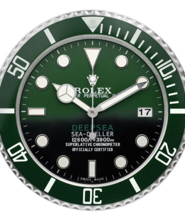 Rolex Deepsea Sea Dweller Green Wall Clock