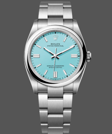 Rolex Men's Oyster Perpetual 41 Turquoise Dial m124300 0006 Men's Watch