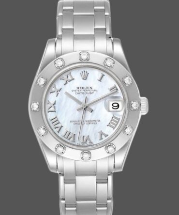 Rolex Pearlmaster Midsize 81319 MOP Dial 34MM Lady Replica Watch