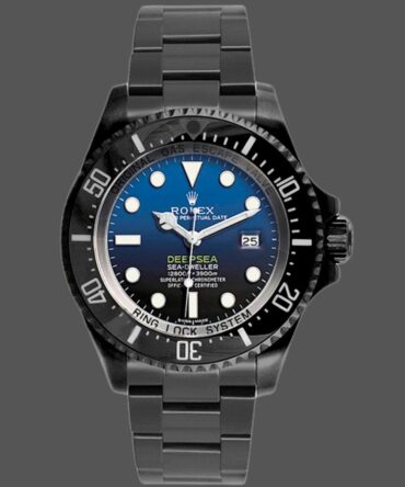 Rolex Sea-Dweller Deepsea 116660 PVD/DLC Coated Stainless Steel D-Blue Dial 44MM Mens Replica Watch