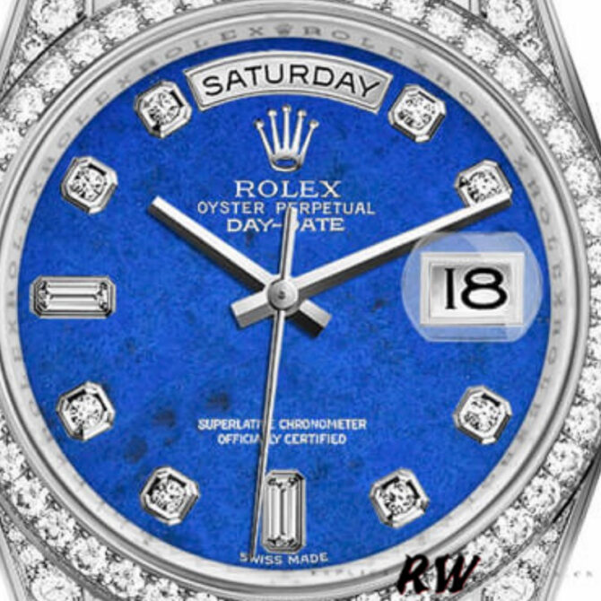 Replica Rolex Day-Date 118388 Yellow Gold Green Index Dial 36MM Unisex Watch