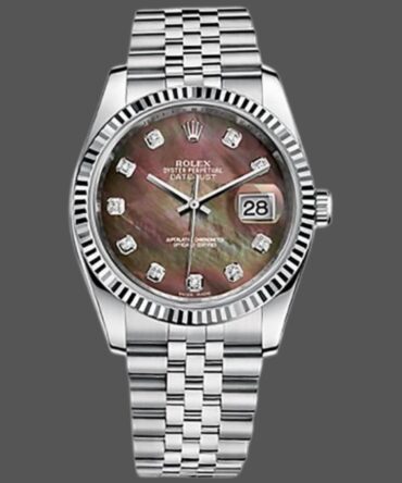461234 Black MOP Diamond Dial 36mm Unisex Replica Watch