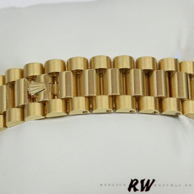 Replica Rolex Day-Date 118235 Fluted Bezel Chocolate Dial 36mm Unisex Watch