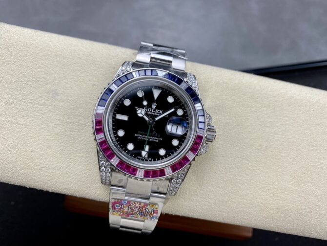 Rolex GMT Master II 116759SA Black Dial 40mm Mens Replica Watch
