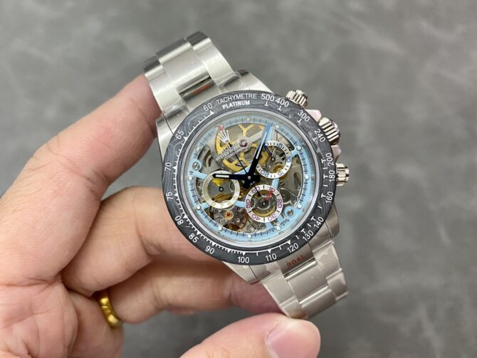 Daytona Daytona Artisans De Geneve Carbon Fiber Bezel Colorful Skeleton Dial 116500LN