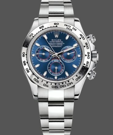 Rolex Cosmograph Daytona 116509 Blue Index Dial 40MM Mens Replica Watch