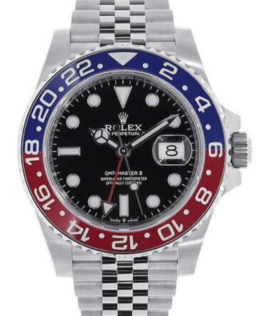 Superclone Rolex GMT-Master II 40mm Black Dial 126710BKSJ