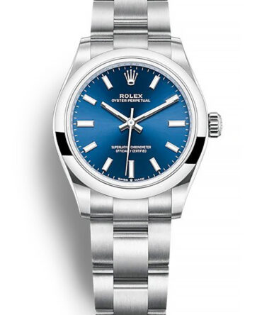 Replica Rolex Oyster Perpetual Lady 31mm Blue Dial 277200