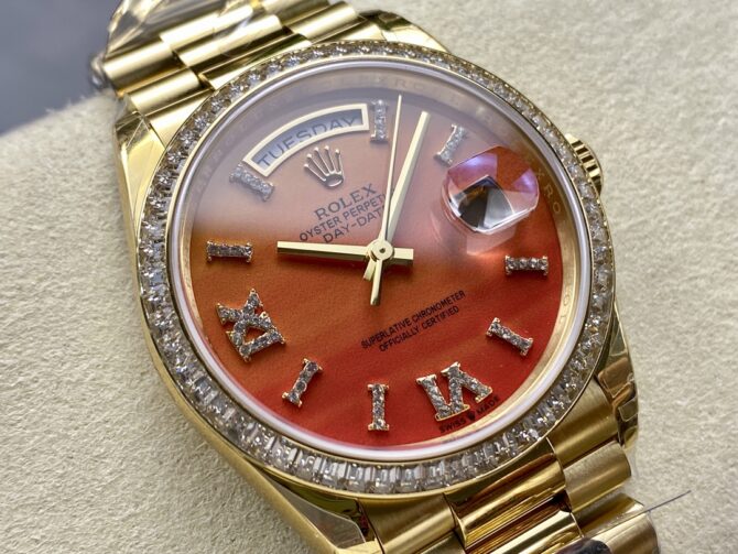 Replica Rolex Day Date 36 President Bracelet 128348RBR 0049 Unisex Watch