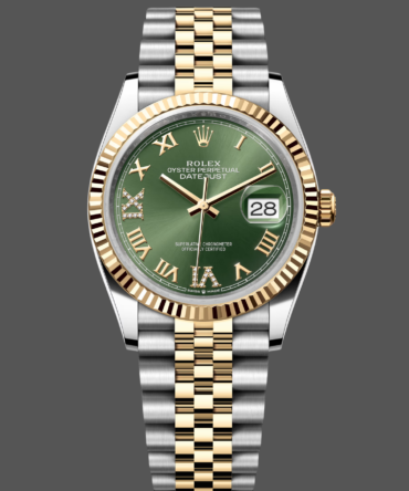 6521425 Olive Green Dial 36MM Unisex Replica Watch