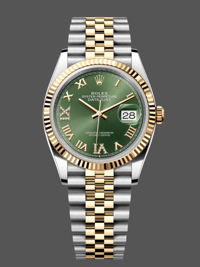 6521425 Olive Green Dial 36MM Unisex Replica Watch