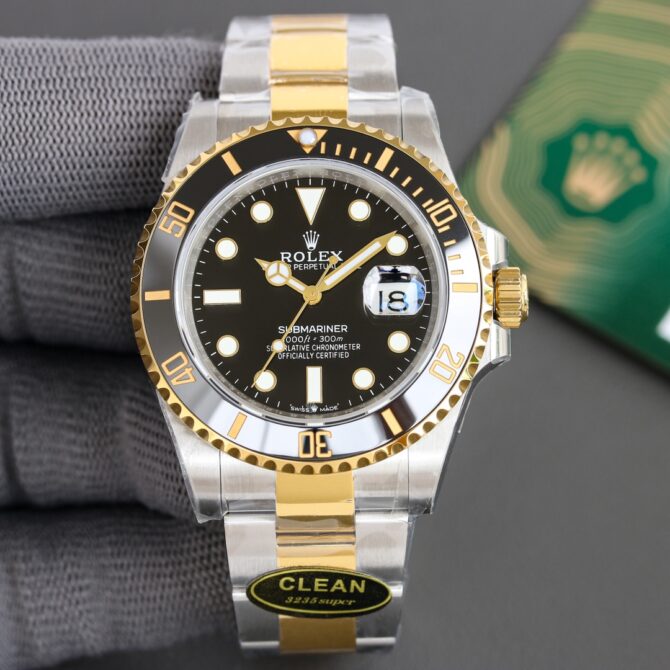 Rolex Submariner 126613LN 0002 Black Dial Black Bezel 41mm Mens Replica Watch