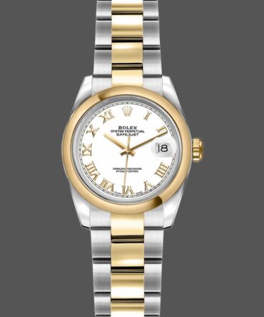 760163 White Roman Numeral Dial 26MM Lady Replica Watch