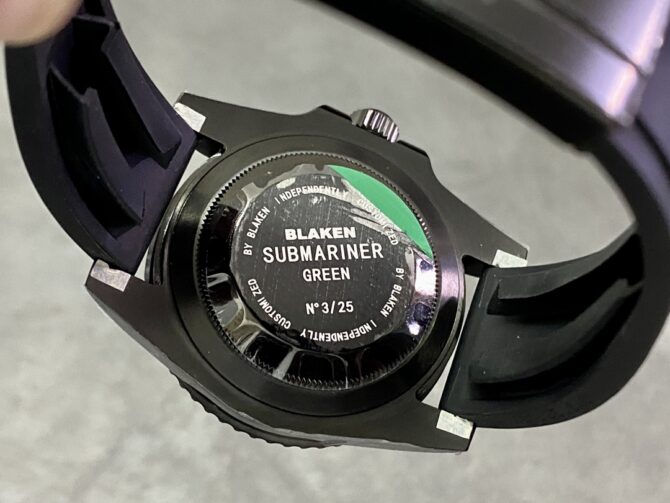 Rolex Blaken Submariner 116610 Black Dial DLC 40mm Men's Watch