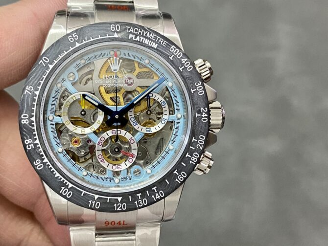 Daytona Daytona Artisans De Geneve Carbon Fiber Bezel Colorful Skeleton Dial 116500LN