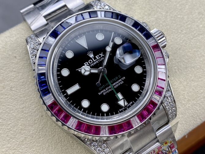Rolex GMT Master II 116759SA Black Dial 40mm Mens Replica Watch