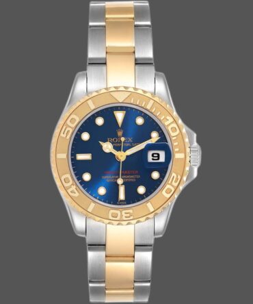 Rolex Yacht-Master 169623 Steel Yellow Gold Blue Dial 29MM Lady Replica Watch