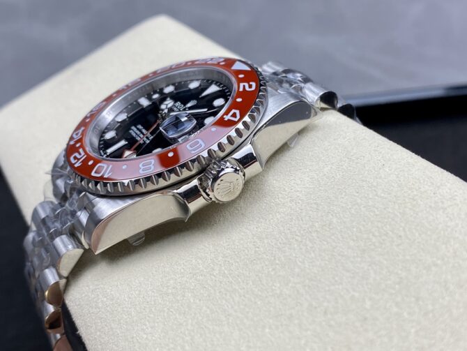 Rolex GMT Master II Pepsi 126710BLRO Jubilee Mint Black Dial 40MM Men's Watch
