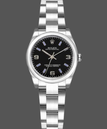 Rolex Oyster Perpetual 176200 Stainless Steel Blue Index Dial 26MM Lady Replica Watch