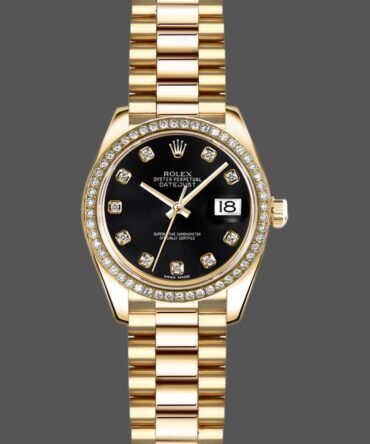 Rolex Datejust 179138 Black diamond Dial 26MM Lady Replica Watch