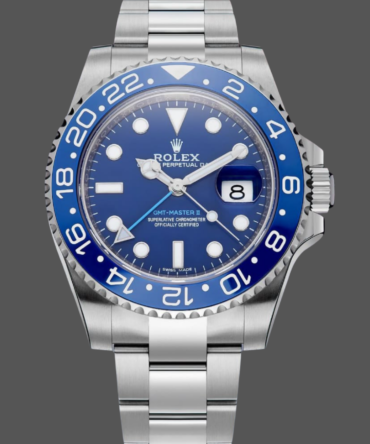 Rolex GMT Master II 126710 "Wildman" 904L SS Blue Dial on SS Oyster Bracelet